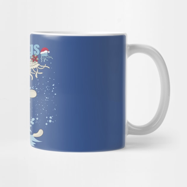 Seahorse Underwater Christmas by HolidayBug